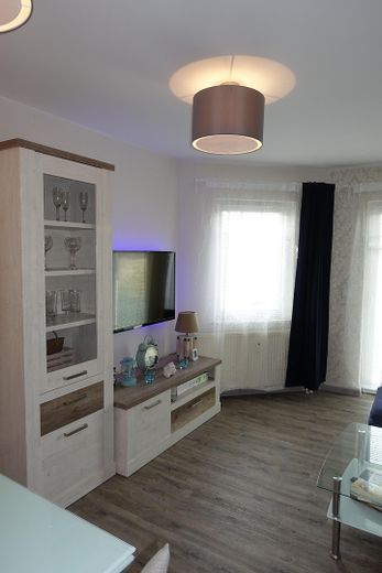Ostseenah wohnen oder investieren - moderne Erdgeschosswohnung in Kröpelin mit Zukunftspotenzial – Wohnbereich