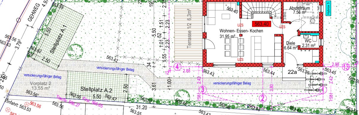 Eerste bewoning vanaf 02/2027: Modern wonen met eigen tuin in Zorneding – Erdgeschoss mit Garten