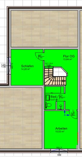 Grundriss Obergeschoss