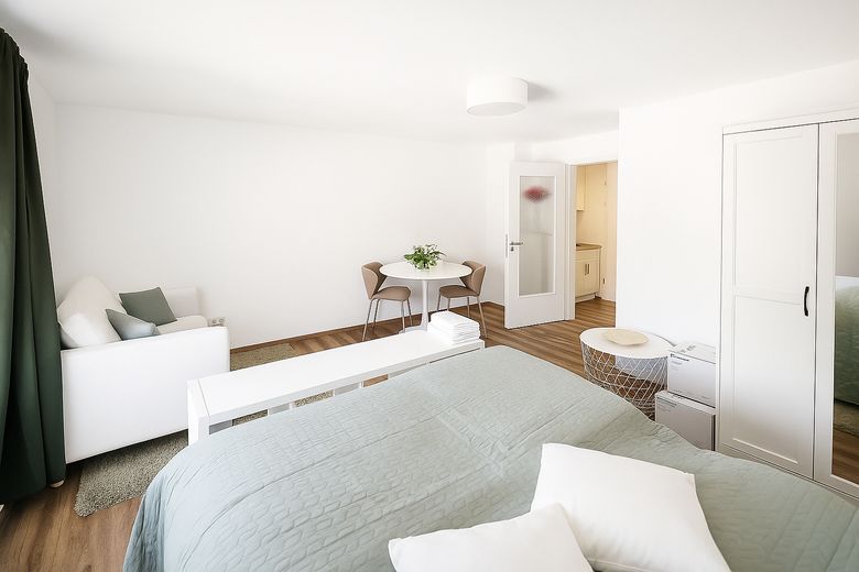 EOS urban living – Appartement meublé d’une pièce dans le Nordend – 1-Zimmer Wohnung