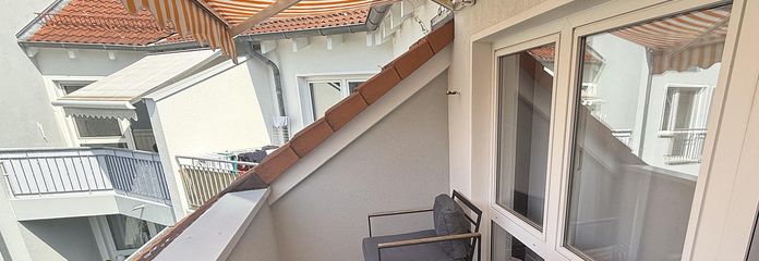 Сучасна квартира-мезонет у тихому місці – з балконом і гаражем – Balkon