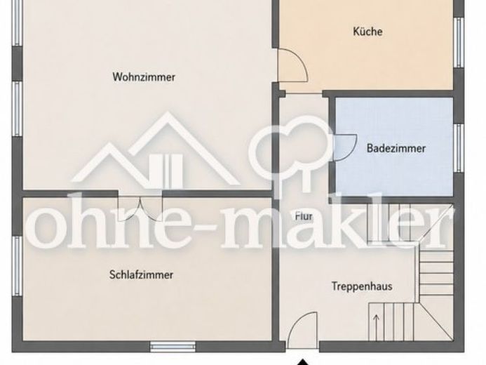 Erstbezug nach Sanierung! 2-Zimmer Wohnung im Ortskern von Lühnde – Foto 1