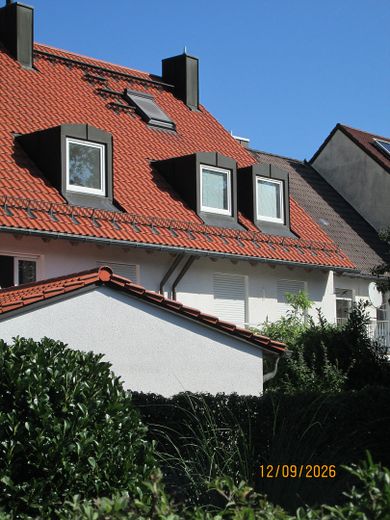 Münih-Solln, kiraya verilmiş 7 odalı büyük sıra ev/şehir evi, güneye bakıyor, sakin – Südansicht incl. Garage