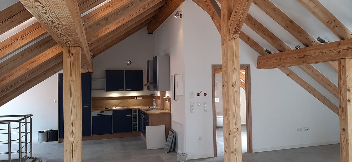 Dachwohnung – Wohnschlafbereich