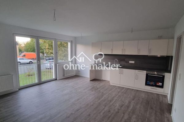 Helle 63m²-EG-Wohnung, frisch renoviert, mit 3 Zimmern und neuer EBK