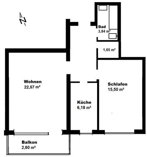Charming 2-room apartment in Munich-Sendling-Westpark - commission-free – Foto 1