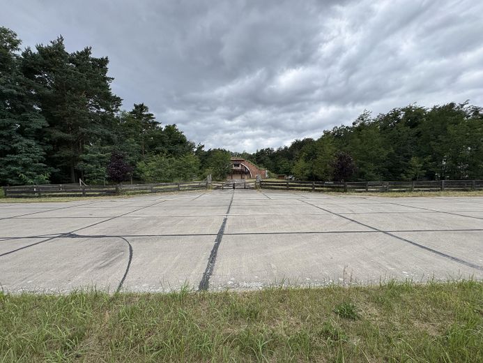 Blick von Privatstraße