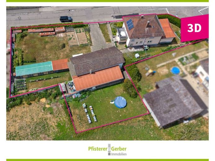 2-Familien-Wohnhaus auf großem Grundstück mit diversen zusätzlichen Bauoptionen – Foto 1