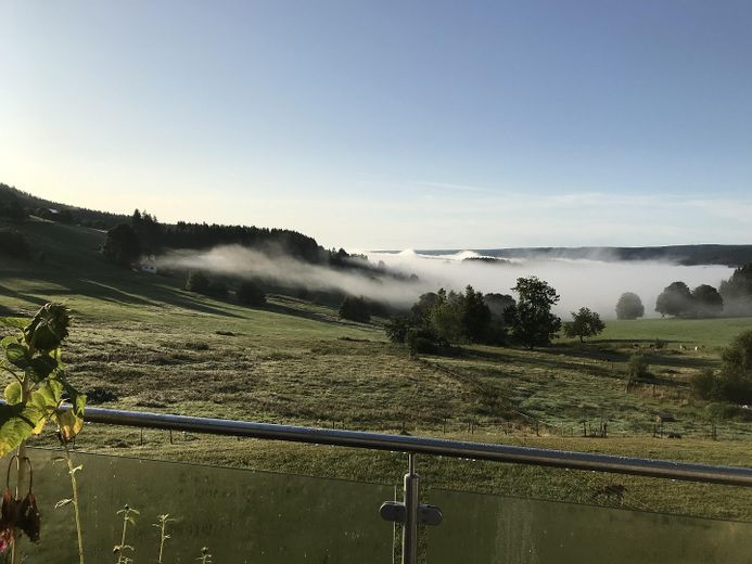 Haus für Individualisten + Genießer – Blick nach Süden vom OG