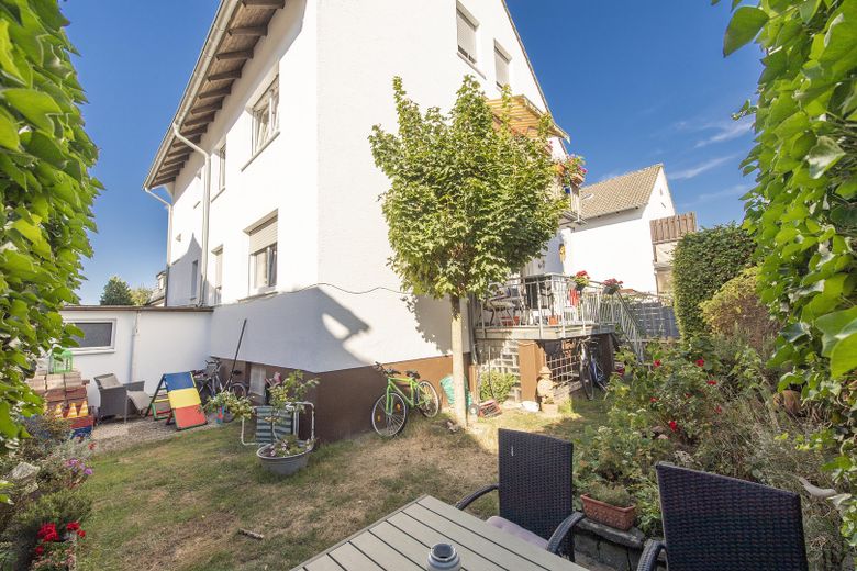 sanierte Wohnung mit Terrasse Garten u. Garage in Voxtrup – Garten