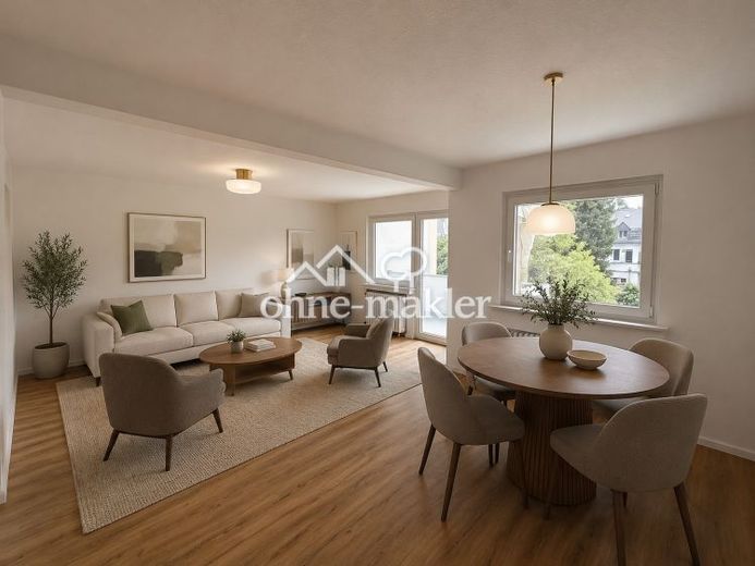 Erstbezug nach Sanierung | Helle 3-Zimmer-Wohnung mit Balkon und zusätzlichem Mansardenraum – Foto 1