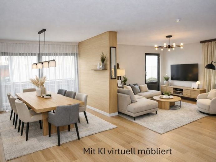 Appartamento al piano terra soleggiato in una casa trifamiliare ben tenuta in posizione eccellente a Heusenstamm – Foto 1