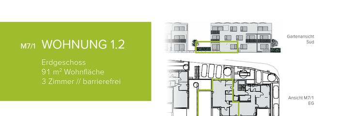 Construction neuve APP 1.2 - M7/1 - Rez-de-chaussée - 91m²