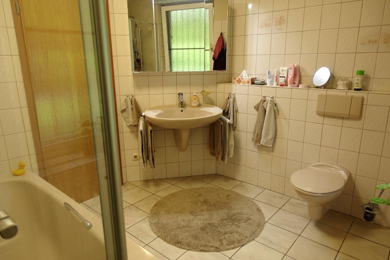 Waschplatz im Bad
