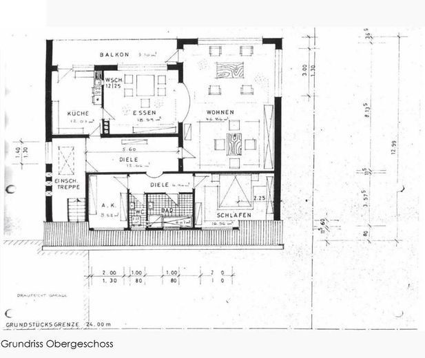 Prima occupazione dopo ristrutturazione di alta qualità – Splendido appartamento di 3 locali con 127 m² e ampio balcone soleggiato – Grundriss