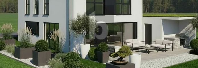NEUBAU - FREISTEHEND, MASSIV UND MODERN - KFW 40