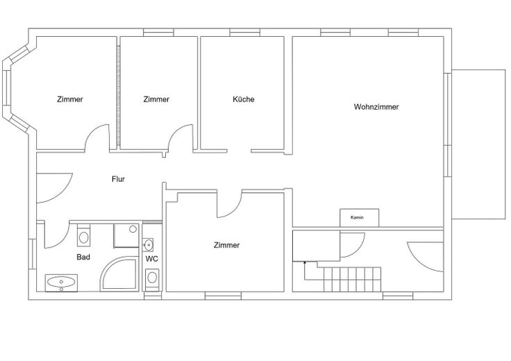 Grundriss EG-Wohnung
