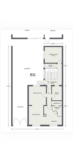 Großes Zwei-Familien/Generationenhaus mit Wintergarten, Hof, Scheune & Garten - PROVISIONSFREI – Foto 3