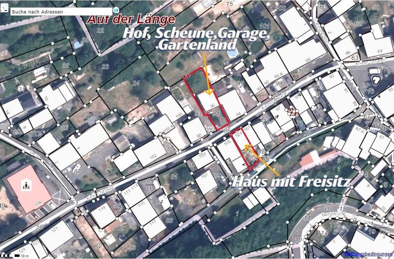 Lageplan Grundstücke