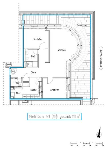 Penthouse-Wohnung mit Blick auf den Markt – Foto 12