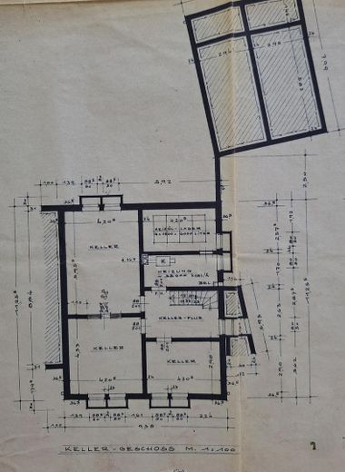 Gepflegtes Einfamilienhaus | Alleinlage | 3.250 qm | Wohnen naturnah – Grundriss Keller