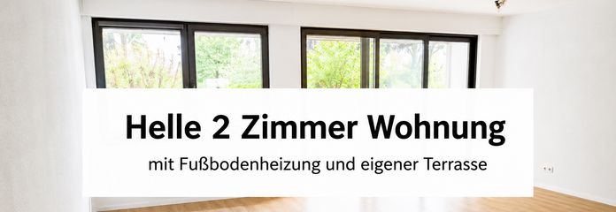 Ihr neues Zuhause - 63qm mit Fußbodenheizung und eigener Terrasse – Wohnung