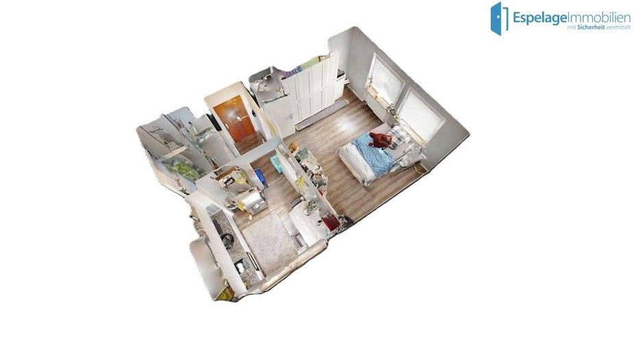 Kapitalanlage: Modernisierte 32  m²‑Wohnung im 1. OG - Frei werdend? – Ansicht