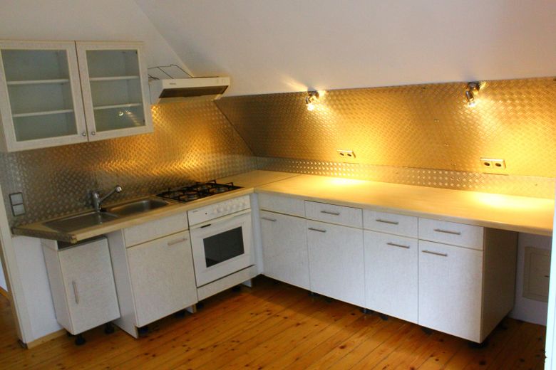 Küche mit Einbauküche