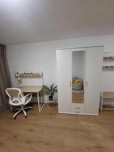 Renoviertes und möbliertes Studentenapartment im Zentrum von Erlangen, provisionsfrei, bezugsfertig – Kleiderschrank