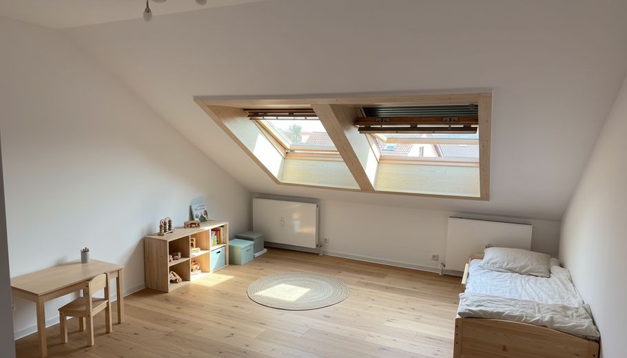 Dachgeschosswohnung mit viel Licht und Aussicht – Kinderzimmer 1