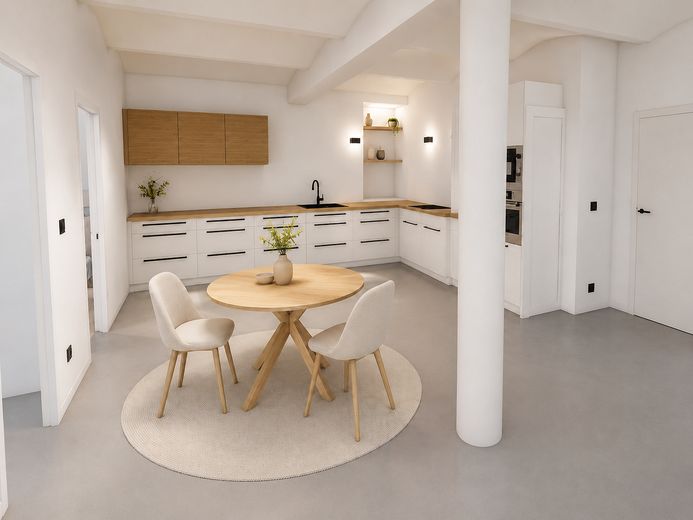 5% di ammortamento fiscale - Vivere con stile su 71 m² o affittare con rendimento - The Photographers Loft – Essen Küche