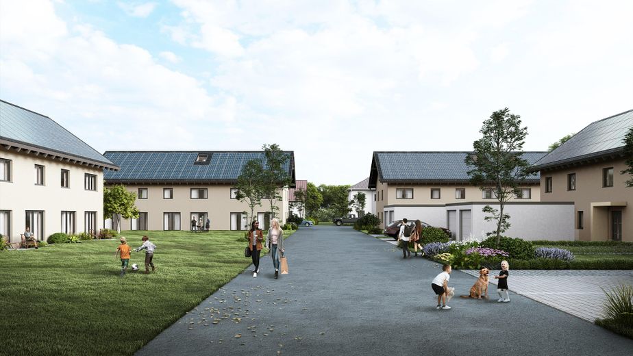 Neubau KFW 40-QNG Plus Reihenmittelhaus im Ortskern von Dettingen – Foto 7