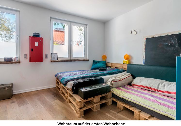 Bellissimo appartamento su 2 livelli nel quartiere di Brema – Schlafzimmer