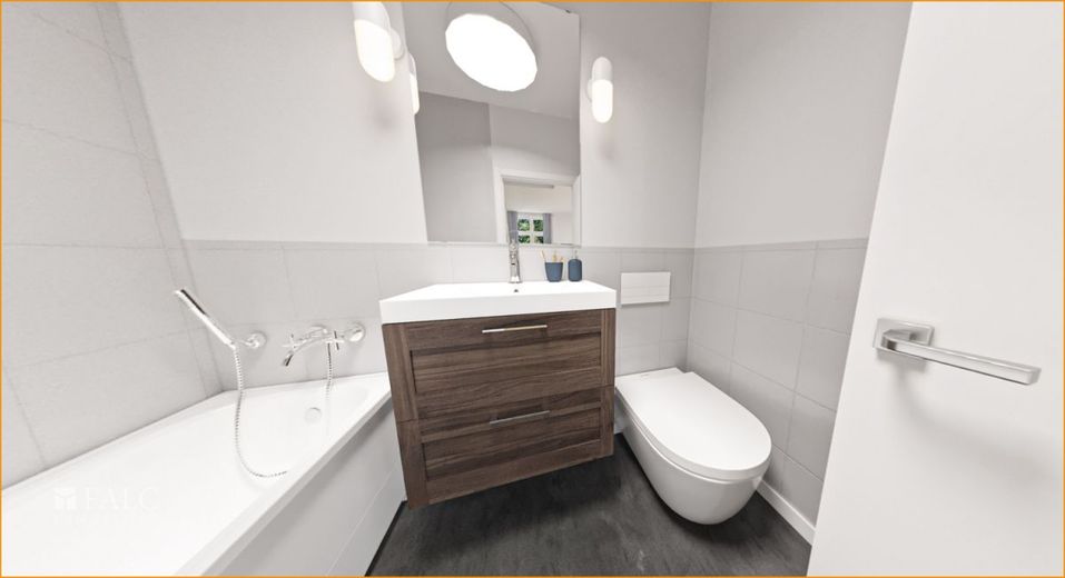 Exklusive sanierte Maisonette-Wohnung mit riesiger Dachterrasse! – Badezimmer_EG