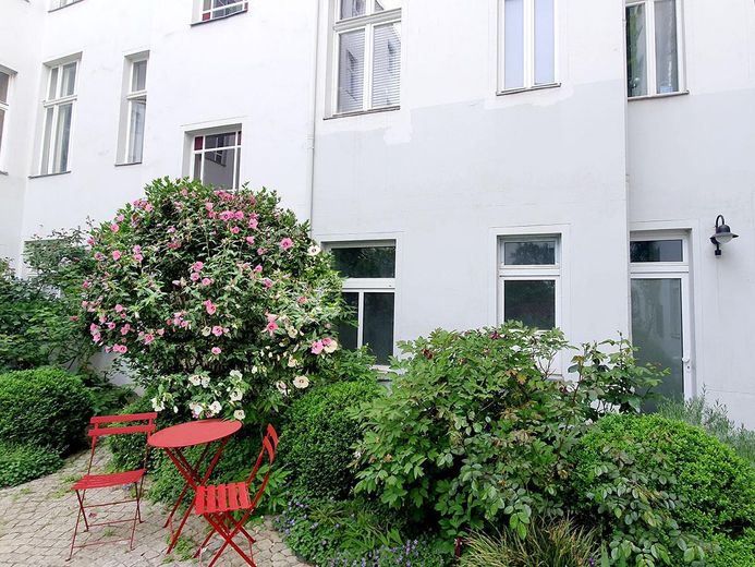 Innenhof mit direktem Zugang