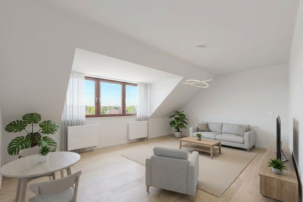 Helle 2-Zimmer-Dachgeschosswohnung mit besonderem Charme