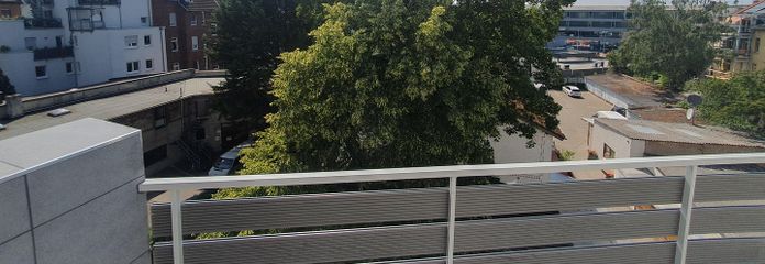 Aussicht vom Balkon