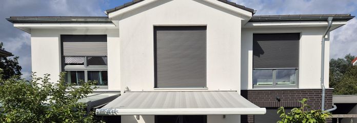 Moderna casa d’architetto ai margini dei campi a Erlenhof - senza provvigione! – Außenansicht 1