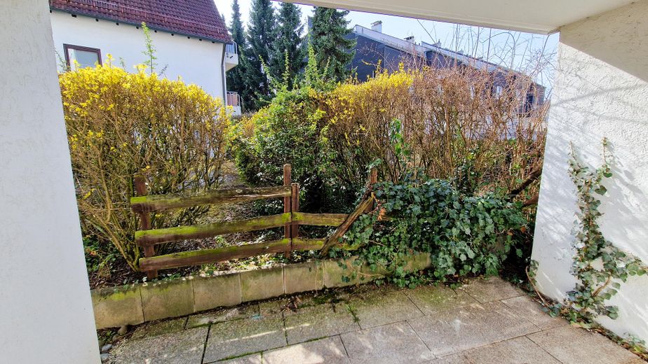 Renovierte 2-Zimmer-Wohnung in Korb mit Garagenstellplatz & Terrasse – Terrasse