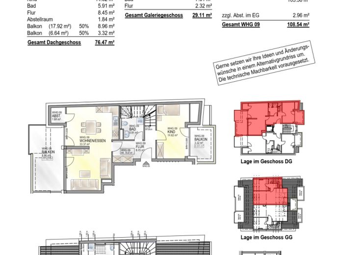 Aantrekkelijke maisonnette met groot balkon + uitzicht over de stad in een KFW 40-energiebesparend huis in het stadscentrum – Foto 1