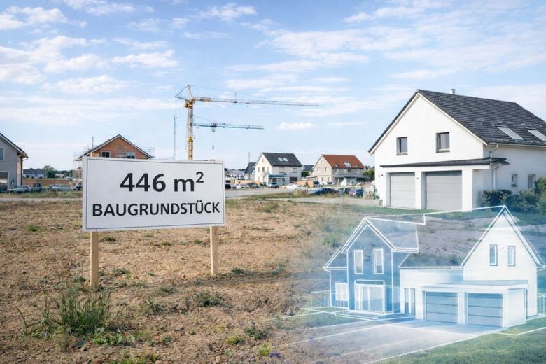Kompaktes Baugrundstück in Hitzhofen | 446 m² im Neubaugebiet Hofstetten | Nähe Ingolstadt! – Visualisierung - Beispielbebauung
