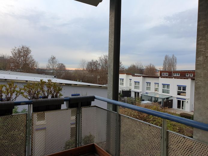 Blick vom Balkon