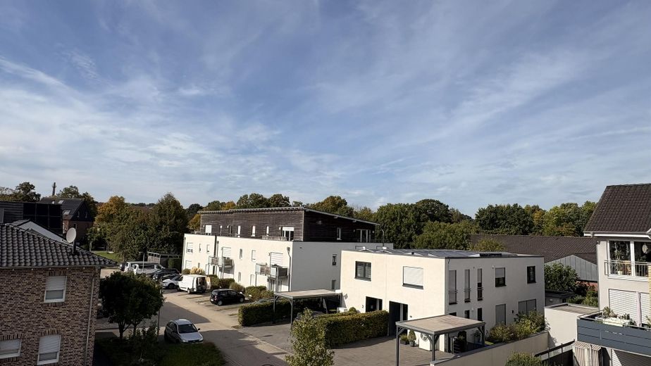 Wymarzone mieszkanie 2 ½-pokojowe z południowo-zachodnim tarasem na dachu w zielonym Schermbeck – Wohnung 2. OG mit Dachterrasse