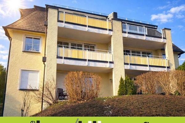 Terme di Stato Bad Steben: Appartamento di proprietà adatto agli anziani con terrazza