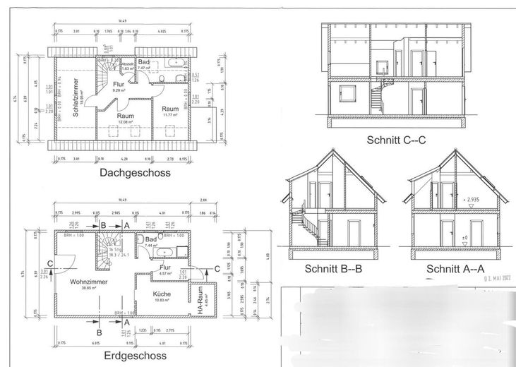 Baugrundstück für EFH, mit Bestand & Vorbescheid – Foto 2