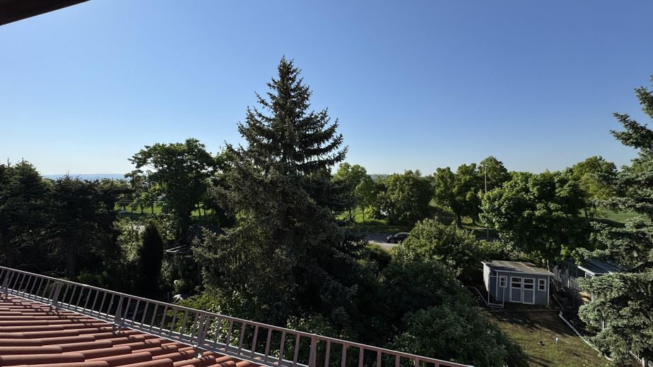 Blick aus dem Dachzimmer