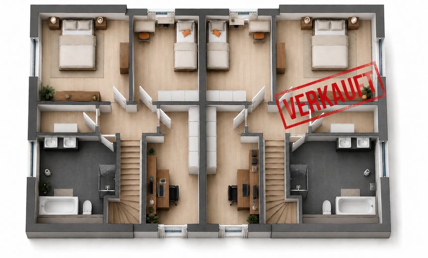 Zahlen Sie noch Miete – oder investieren Sie schon in Ihr eigenes Zuhause? – KI Grundrissdarstellung DG