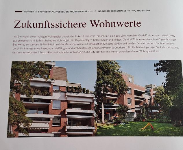 Bezugsfreie zentrale 2 Zimmerwohnung im Grünen – Foto 1