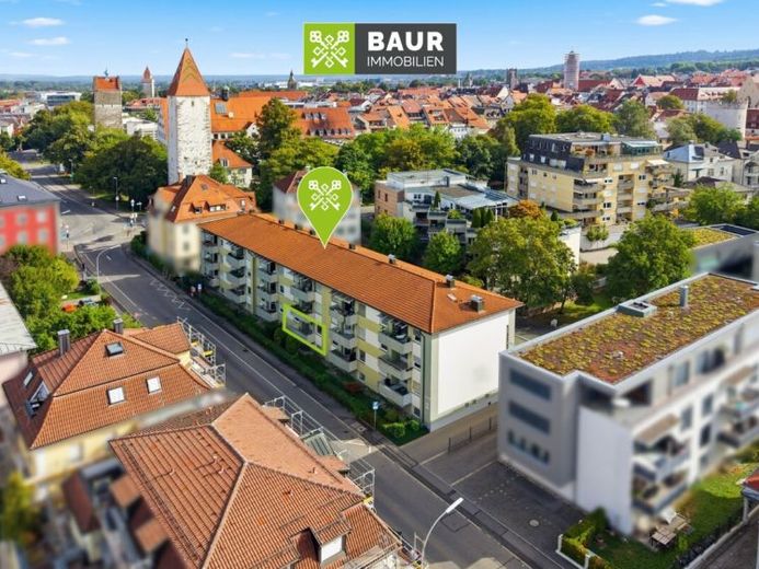 360°| Natychmiast dostępne! Jasne mieszkanie 3-pokojowe z balkonem w centralnej lokalizacji Ravensburga – Zdjęcie 1