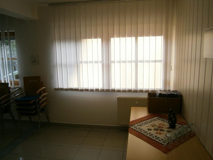 3 Apartments einzeln oder zusammen als Wohnung, TG, Stellplatz, dazu Garten mietbar – großer Raum, Blick nach Ost